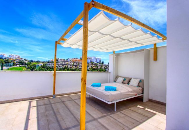 Villa i Mijas Costa - 1166 Modern Luxury Villa with Panoramic Golf Views
