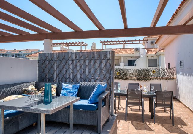 Lejlighed i San Luis de Sabanillas - 3003 Beachfront Duplex Penthouse with Stunning Sea
