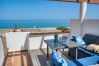 Lejlighed i San Luis de Sabanillas - 3003 Beachfront Duplex Penthouse with Stunning Sea