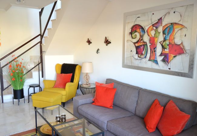 Lejlighed i Estepona - RSH14A - Terrace with hot tub and fantastic views