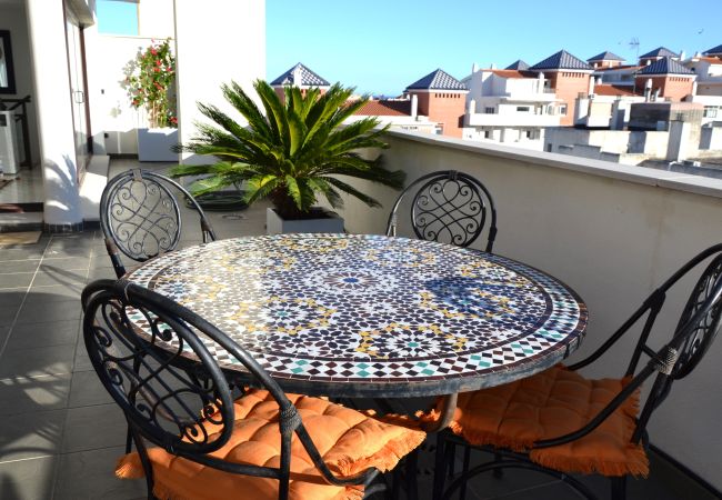Lejlighed i Estepona - RSH14A - Terrace with hot tub and fantastic views
