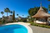 Villa in Marbella - Luxury Villa with High Security, Pool & Jacuzzi