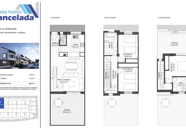 Rijhuis in Estepona - 3023 Modern Townhouse Oldtown Cancelada/Estepona
