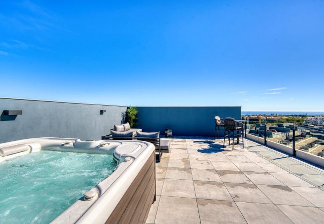 Apartment in Estepona - 3020 Luxury Duplex with Stunning Africa & Gibralta