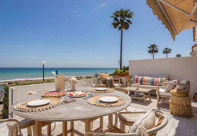 Terraced House in Manilva - 3128 Beachfront Casa Luna in Aldea Beach