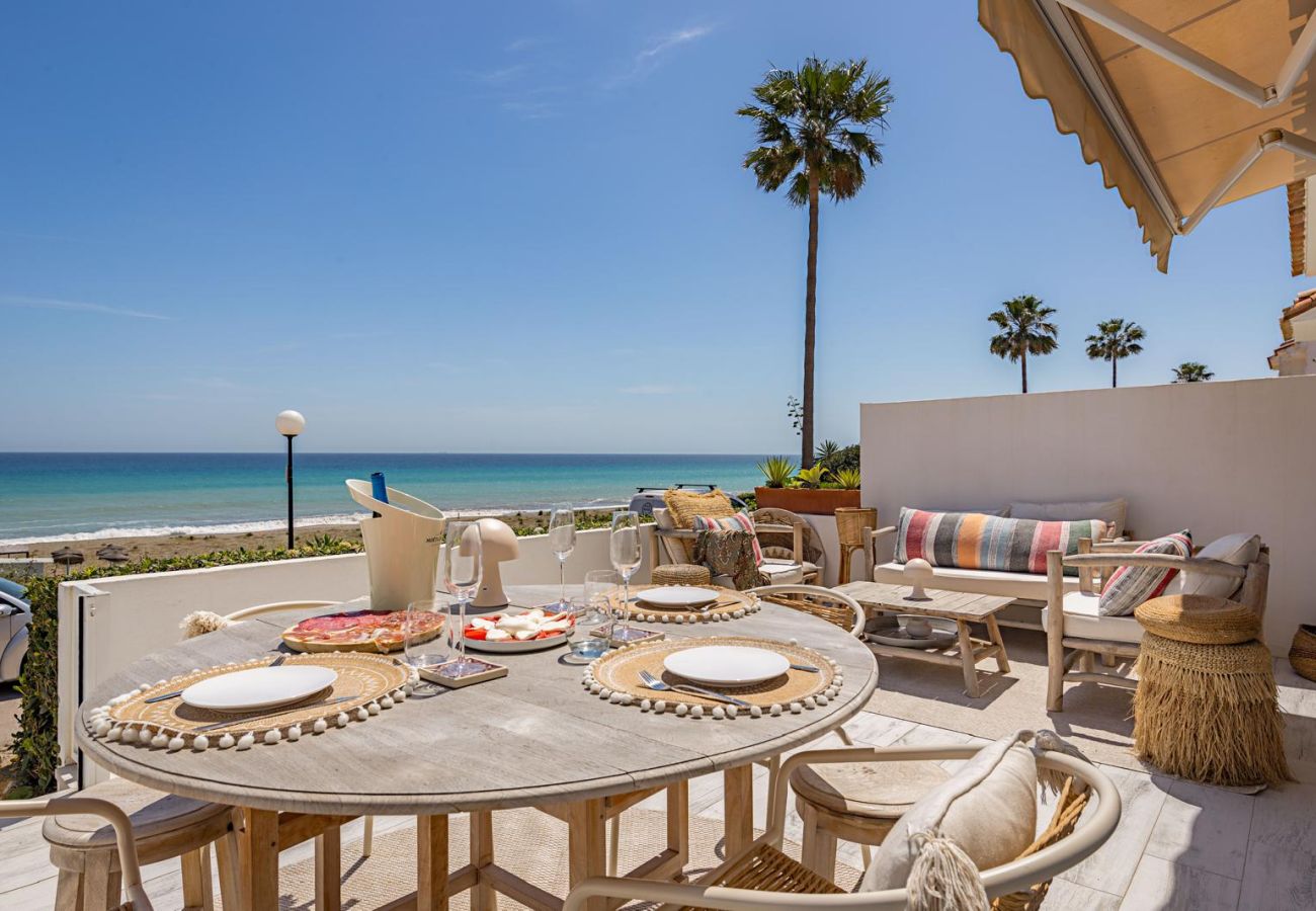 Terraced House in Manilva - 3128 Beachfront Casa Luna in Aldea Beach